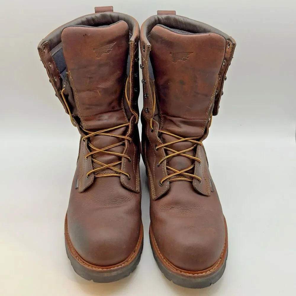 Red Wing LoggerMax 620 Boots Men's 13D Brown Waterproof Leather ASTMF2892-11 EH
